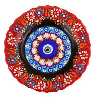 Nazar Themed Myros Ceramic Picture Plate 25 cm - 7