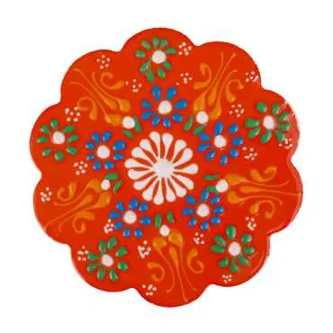 Daisy Lace Ceramic Coaster 110 mm - 3