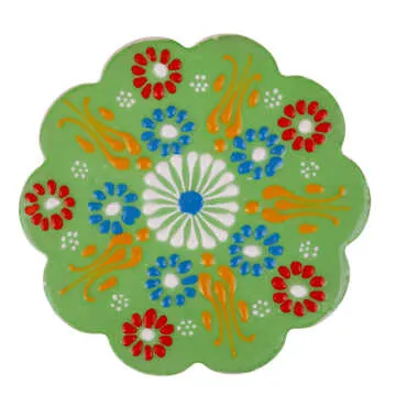 Daisy Lace Ceramic Coaster 110 mm - 4