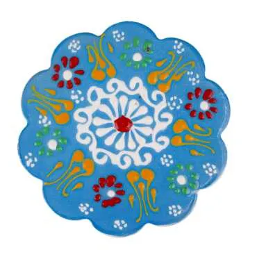 Daisy Lace Ceramic Coaster 110 mm - 6