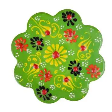 Daisy Lace Ceramic Coaster 110 mm - 8