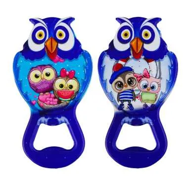 Owl Themed UV Printed Owl Bottle Opener - 2
