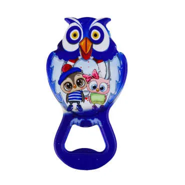 Owl Themed UV Printed Owl Bottle Opener - 3