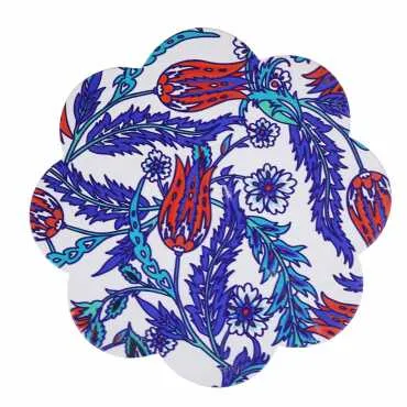 Mandala Themed UV Daisy Traditional Trivet 185 mm - 4