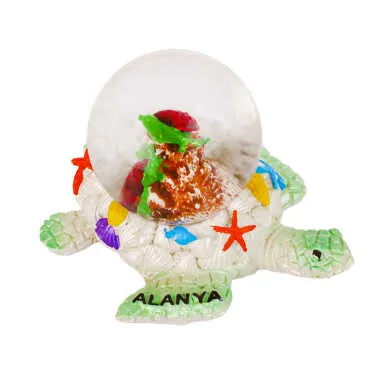 Alanya Temalı Polyester Sulu Küre 45 mm - 6