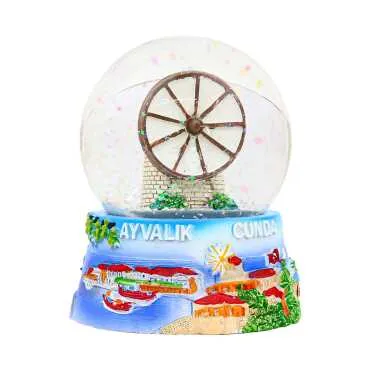 Ayvalık Themed Polyester Refrigerator Magnet 45 mm