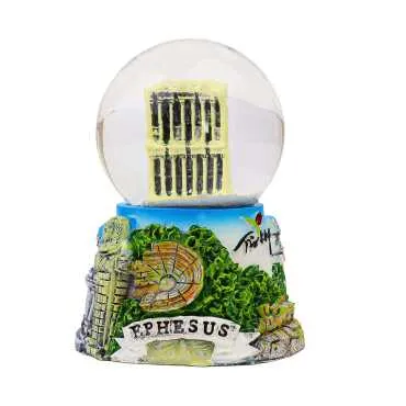 Efes Themed Polyester Snow Globe 45 mm