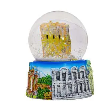 Efes Themed Polyester Snow Globe 65 mm - 5