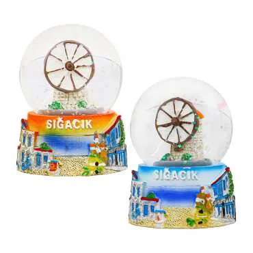 Sığacık Themed Polyester Water Jug 65 mm - 4