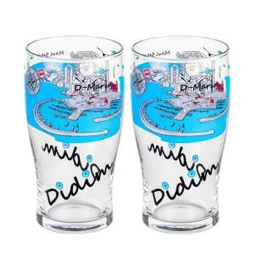 Wholesale Didim Themed Beer Glass Set of 2 - Standart - 2