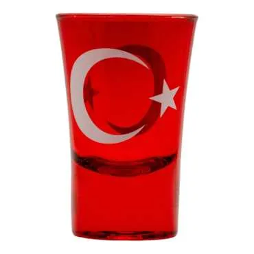 Flag Themed Printed Painted Shot Glass