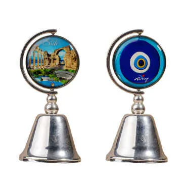 Side Themed Collectible Souvenir Metal Bell 44x90 mm