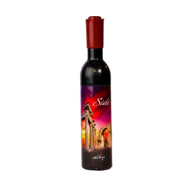 Toptan Side Temalı Myros Şişe Şekilli Tirbüşon Açacak 115x25x25 mm - 8