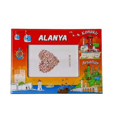 Toptan Alanya Temalı Myros Fotoğraf Çerçevesi 10x15 cm - 5