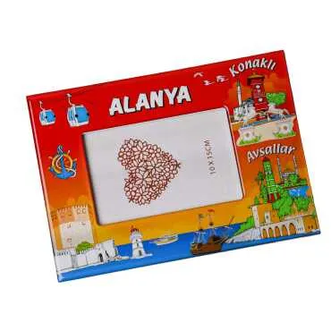 Toptan Alanya Temalı Myros Fotoğraf Çerçevesi 10x15 cm - 3
