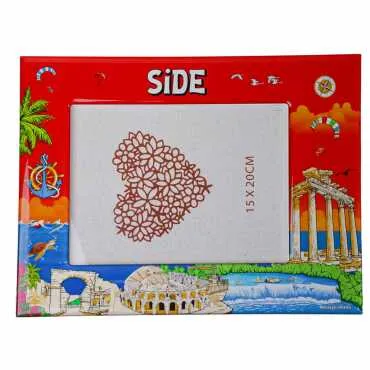 Side Themed Epoxy Photo Frame Travel Souvenir 15x20 Cm