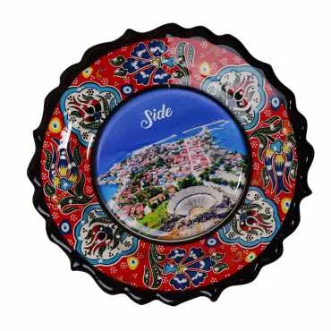 Toptan Side Temalı Myros 12 Cm Resi̇m Tabak - 2