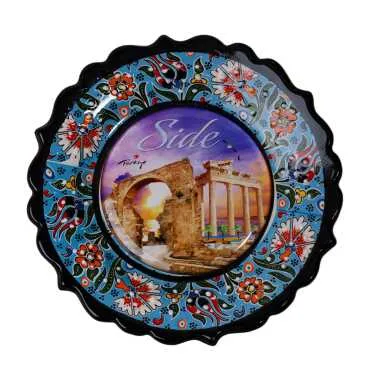 Toptan Side Temalı Myros 12 Cm Resi̇m Tabak - 11