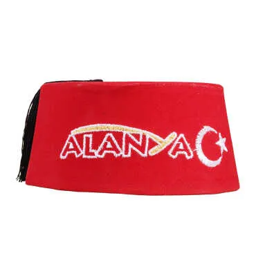 Alanya Themed Embroidered Fez - 4