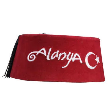 Alanya Themed Embroidered Fez - 5