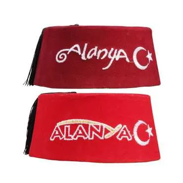Alanya Themed Embroidered Fez - 3
