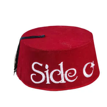 Side Themed Embroidered Fez