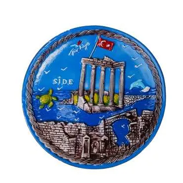 Side Themed Traditional Plaster Plate 15 cm