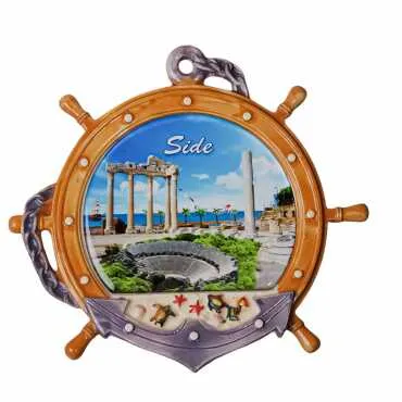 Side Themed Myros Ceramic Small Anchor Plate 20 cm