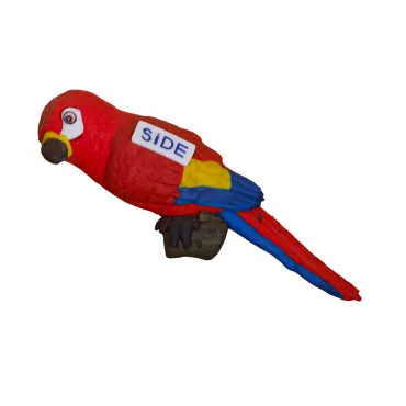 Side Themed Parrot Fimo Refrigerator Magnet - 6