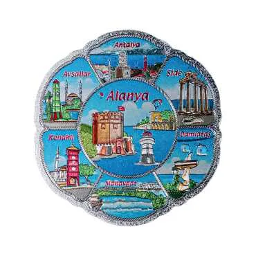 Alanya Temalı Metalize Magnet 70Mm