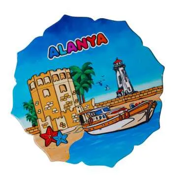 Alanya Temalı Uv Baskılı Yıldız Yöresel Nihale - Standart - 2