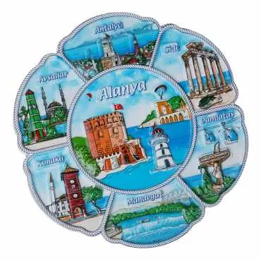 15 Cm Alanya Polyester Plate - Standart - 2