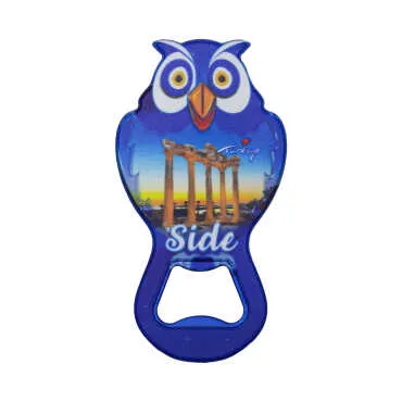 Side Temalı UV Baskılı Baykuş Açacak