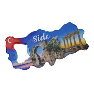 Side Themed UV Map Bottle Opener - 7