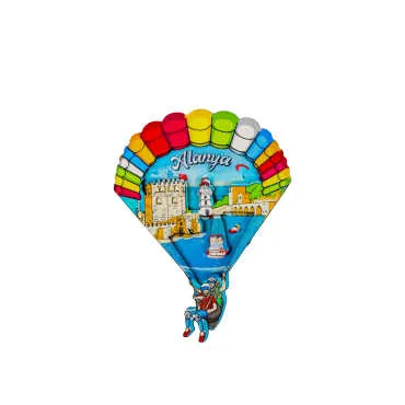 Alanya Themed Wooden Customised 2D Souvenir Fridge Magnet - 8
