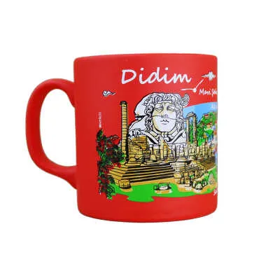 Didim Themed Customised Serigraphy Printed Ceramic Mug 82x90 mm - 4
