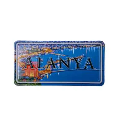 Alanya Themed Embossed Pvc Oppression Fridge Magnet - 8