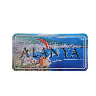 Alanya Themed Embossed Pvc Oppression Fridge Magnet - 9