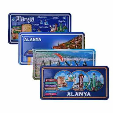 Alanya Themed Embossed Pvc Oppression Fridge Magnet - 4