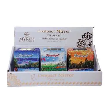 Manavgat Themed Custom Printed Rectangle Pocket Mirror