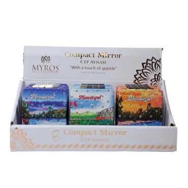 Manavgat Themed Custom Printed Rectangle Pocket Mirror - Standart - 4