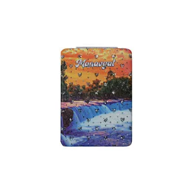Manavgat Themed Custom Printed Rectangle Pocket Mirror - Standart - 5