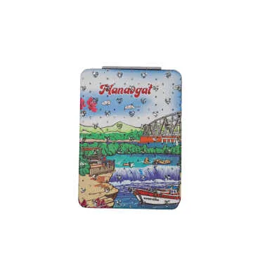 Manavgat Themed Custom Printed Rectangle Pocket Mirror - Standart - 6