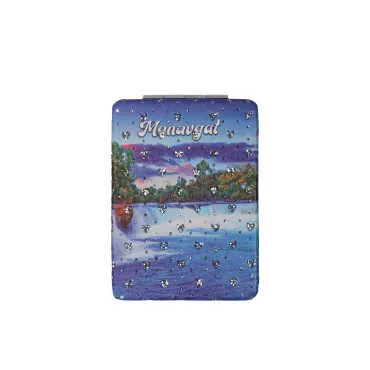Manavgat Themed Custom Printed Rectangle Pocket Mirror - Standart - 7