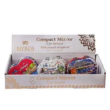 Wholesale Alanya Themed Myros Heart PU Mirror
