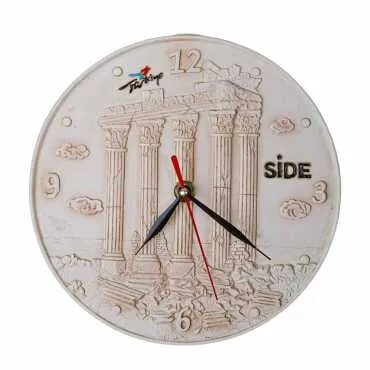 Side Themed Polyester Desktop Clock