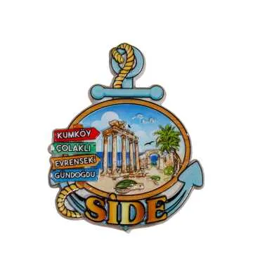 Side Themed Polyester Printed Fridge Magnet - 4