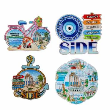 Side Themed Polyester Printed Fridge Magnet - 3