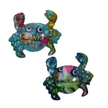 Alanya Themed Transparent Polyester Photo Fridge Magnet - 13