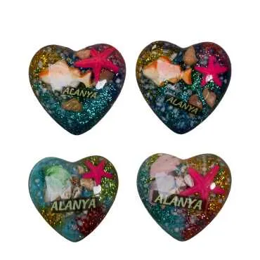 Alanya Themed Transparent Polyester Photo Fridge Magnet - 15